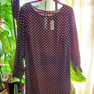 Loft Plus belted shift dress